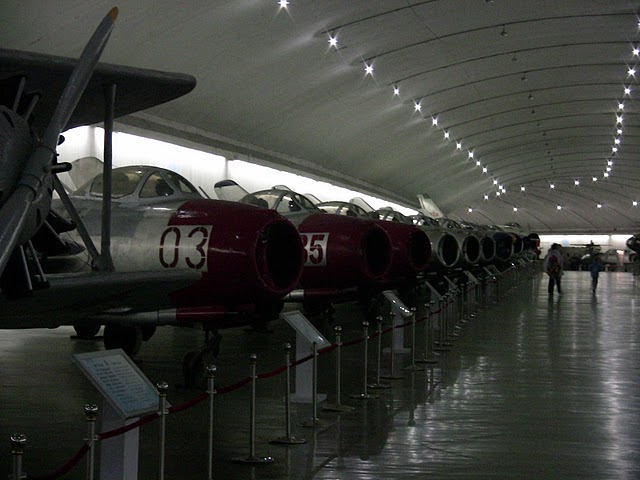 Mikoyan MiG-15's in cavern